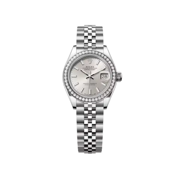 Rolex Lady-Datejust 28 Ref 279384RBR-0007 Oystersteel White Gold